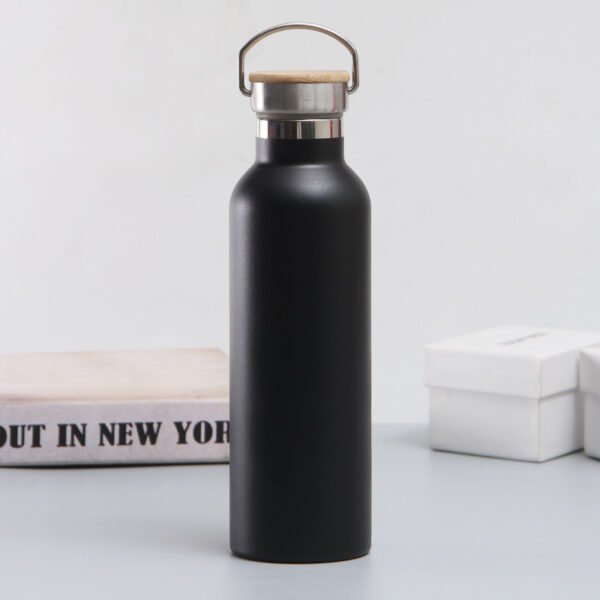 Stainless Steel Bottle with Bamboo Lid (2)