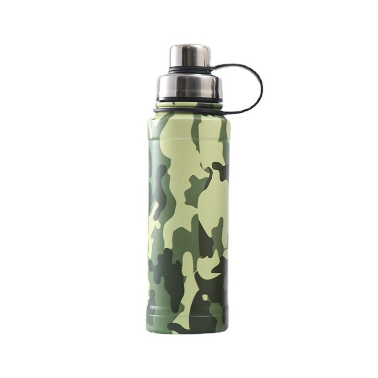 Dual-Wall Stainless Steel Camo Water Bottle - Water Bottle Manufacturer