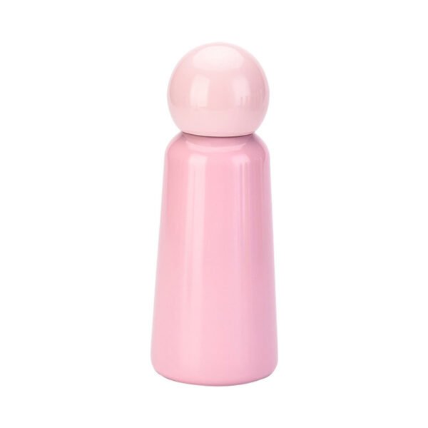 Cute Stainless Steel Thermos Water Bottle Pink