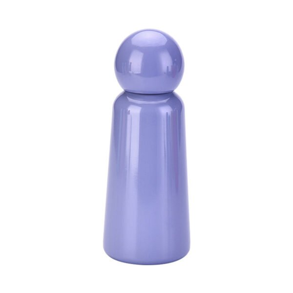 Cute Stainless Steel Thermos Water Bottle Purple