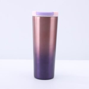 Double-wall gradient water bottle