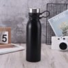 Metal lid Stainless Water Bottle Black