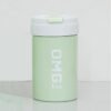 Stainless Letter Insulated Water Bottle Pastel Green