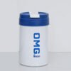 Stainless Letter Insulated Water Bottle White