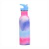 Tie-Dye Straw Water Bottle Pink