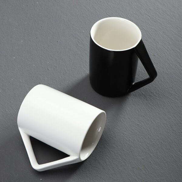 Triangle Handle Coffee Mug