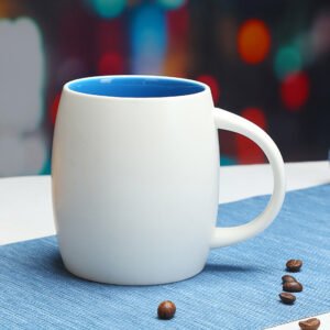 Two Tone matte Coffee Mug Blue