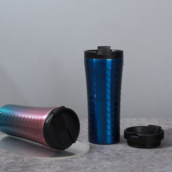 fishscale stainless water bottle