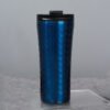fishscale stainless water bottle Blue