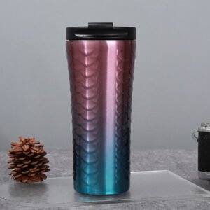 fishscale stainless water bottle Gradient