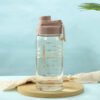 plastic sports water bottle with volume scale (1)