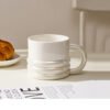 plating ceramic mugs White