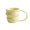 Drip Glaze Pottery Mug Yellow