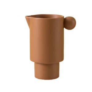 Drip-free spout Ball Handle Ceramic Mug Coffee