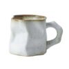 Irregular Ceramic Mug White