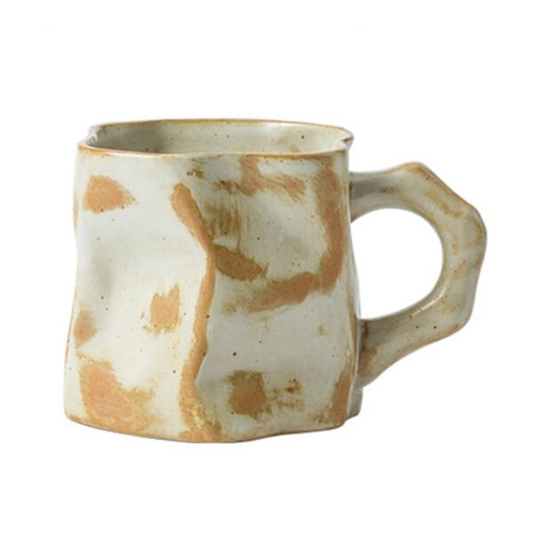 Irregular Ceramic Mug Beige