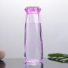 Plastic Water Bottle With Diamond Shape Lid Purple