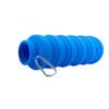 Retractable Silicone Water Bottle Blue