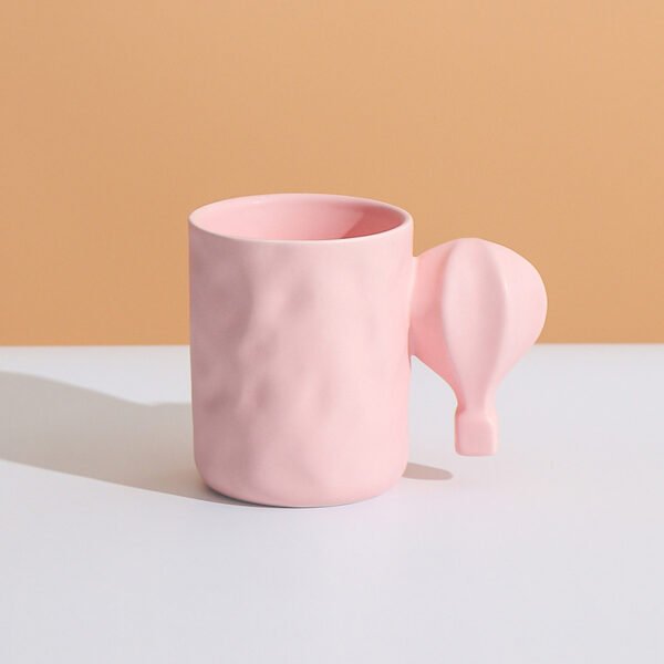 Textured Pottery Mug Pink