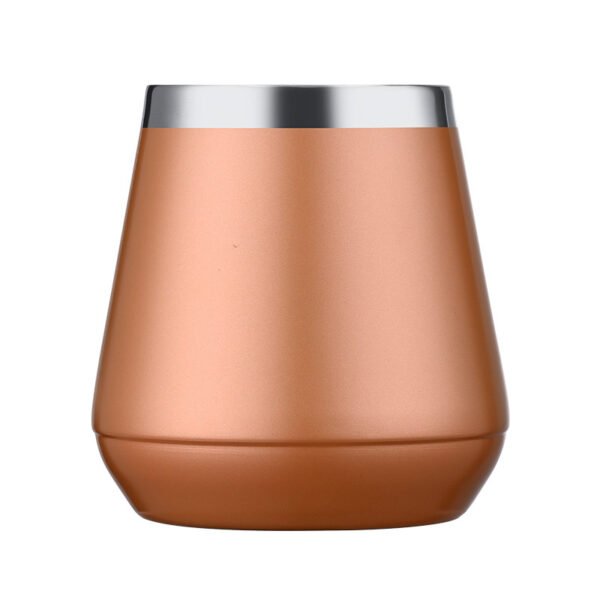 Rose Gold Wide Mouth Wine Tumbler