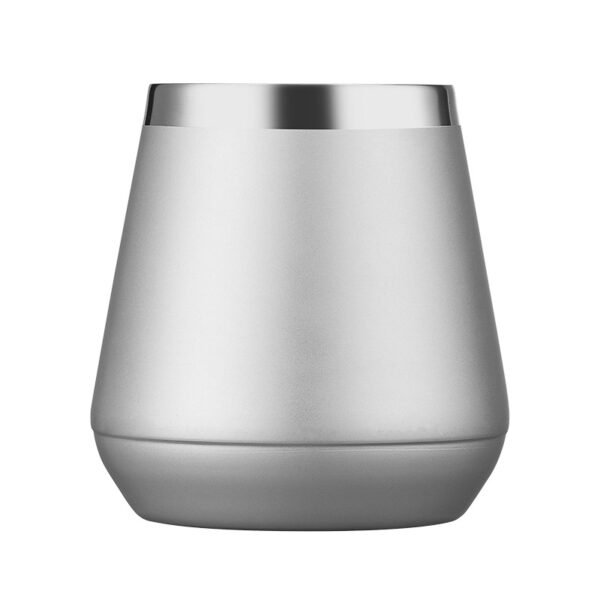 Gray Wide Mouth Wine Tumbler