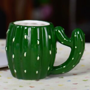 cactus ceramic coffee mug