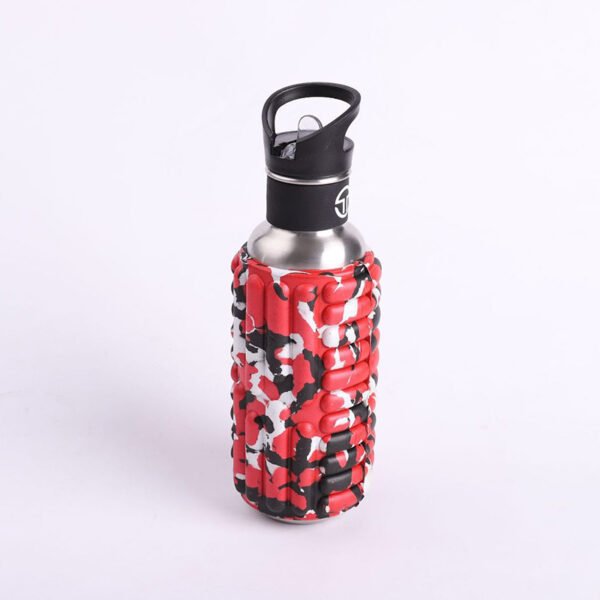 Camo Sports Water Bottle Red