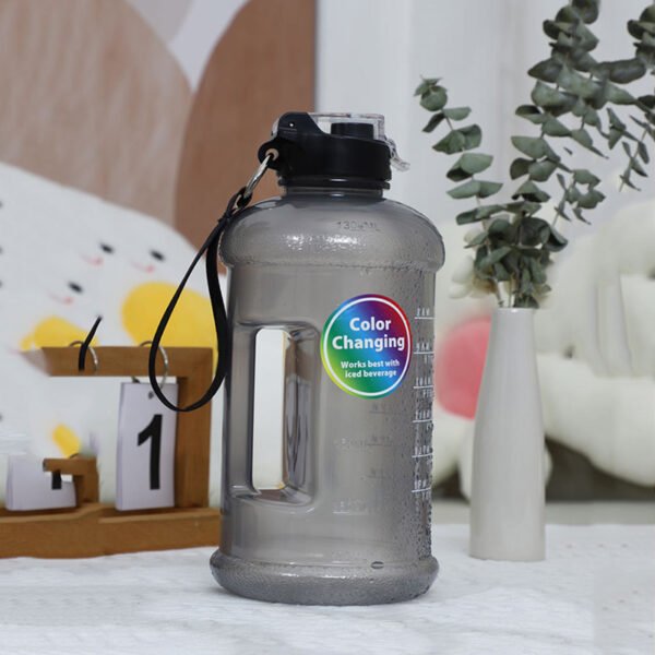Color Changing Sports Water Bottle Black