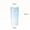 Floral Insulated Travel Tumbler Size