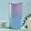 Glitter Double-wall Travel Tumbler Pink