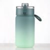 Gradient Spout Lid Plastic Water Bottle Emerald Green