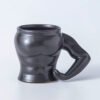 Muscle style ceramic mug Black