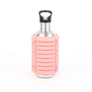 Roller Water Bottle with Straw Pink