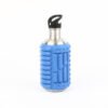 Roller Water Bottle with Straw Blue