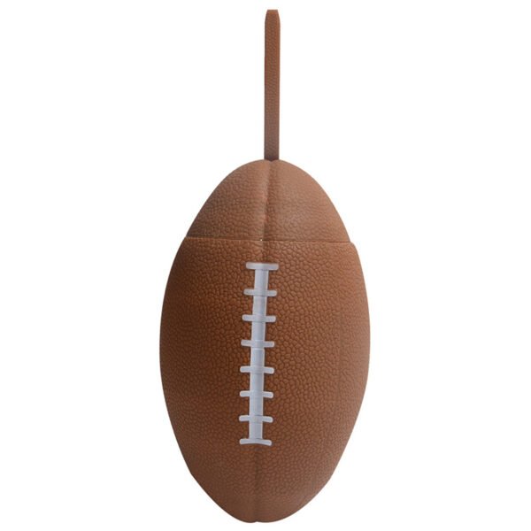 Rugby Style Silicone Water Bottle Brown