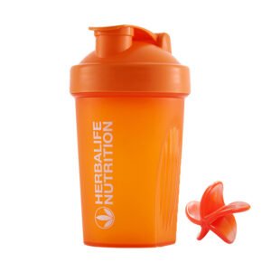 Spout Lid Plastic Shaker Bottle Orange