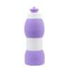 Spout Lid Silicone Water Bottle Purple