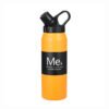 Spout Lid Vacuum Travel Thermal Water Bottle Orange