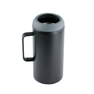 Stainless Steel Can Cooler Black