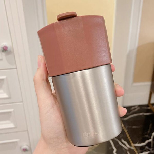 Stainless Steel Insulated Tumbler Brown