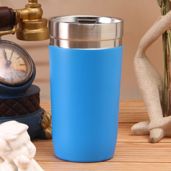 Stainless Steel Tapered Tumbler Blue