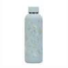 Tropical Print Stainless Steel Water Bottle Baby Blue