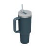 Vacuum Insulated Thermal Straw Tumbler Navy