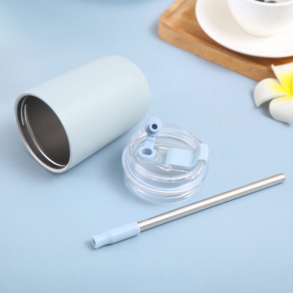 Vacuum Insulated Travel Tumbler With Straw