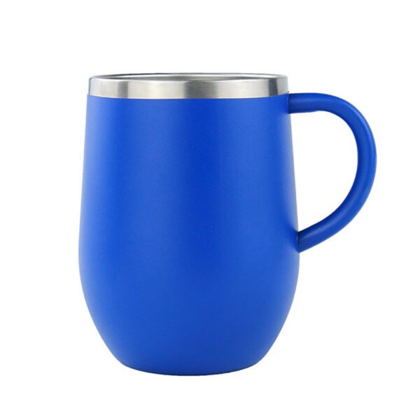Blue Wine Tumbler With Handle