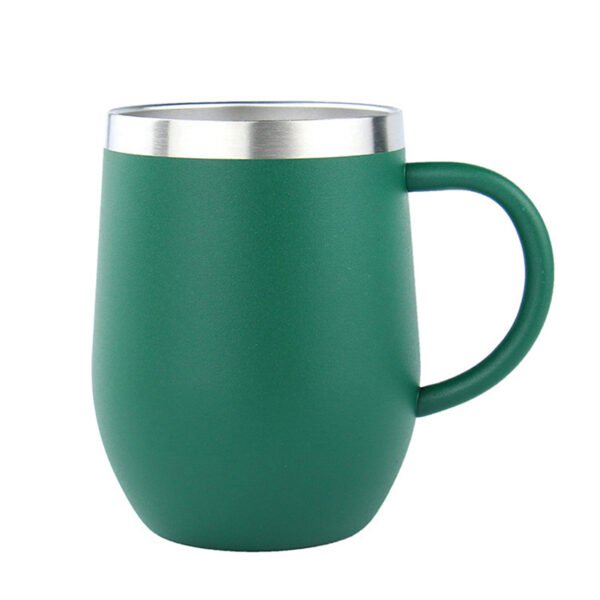Green Wine Tumbler With Handle