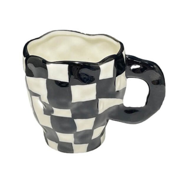 Checkerboard Ceramic Mug