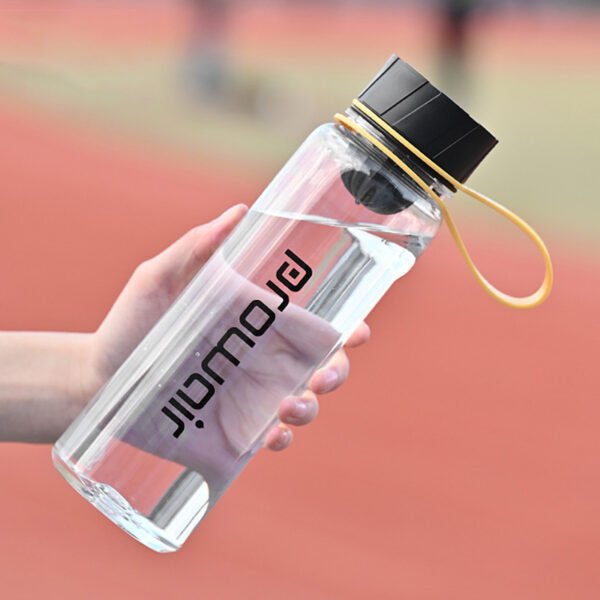 Durable BPA-free Plastic Water Bottle Black