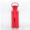 Metallic Stainless Steel Water Bottles Red