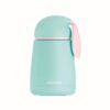 Rabbit Style Vacuum Insulated Water Bottle For Children Pastel Green